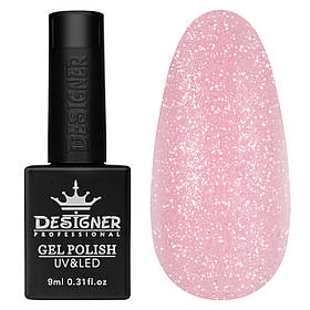 Камуфлююча кольорова база "Sparkles Beauty" Color Base Дизайнер для манікюру та педикюру, 9 мл. №124