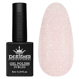 Камуфлююча кольорова база "Sparkles Beauty" Color Base Дизайнер для манікюру та педикюру, 9 мл. №123