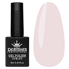 Камуфлююча нюдова база "Pink-White Latte" Дизайнер Color Base (9 мл) для манікюру та педикюру №015