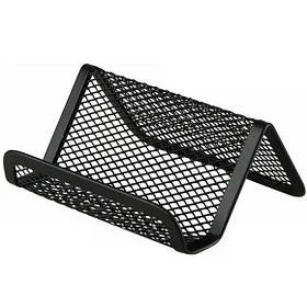 Підставка для візиток "BuroMAX" BM6225-01 95x80x45мм, металева чорна