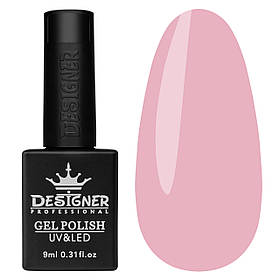 Камуфлююча нюдова база "Pink-White Latte" Дизайнер Color Base (9 мл) для манікюру та педикюру №025