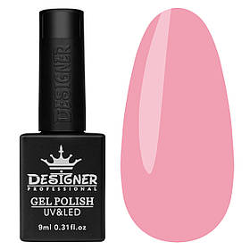 Камуфлююча нюдова база "Pink-White Latte" Дизайнер Color Base (9 мл) для манікюру та педикюру №026