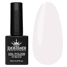 Камуфлююча нюдова база "Pink-White Latte" Дизайнер Color Base (9 мл) для манікюру та педикюру № 32