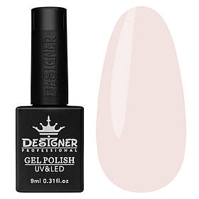 Камуфлююча нюдова база "Pink-White Latte" Дизайнер Color Base (9 мл) для манікюру та педикюру № 34