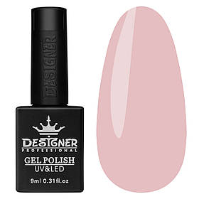 Камуфлююча нюдова база "Pink-White Latte" Дизайнер Color Base (9 мл) для манікюру та педикюру №36