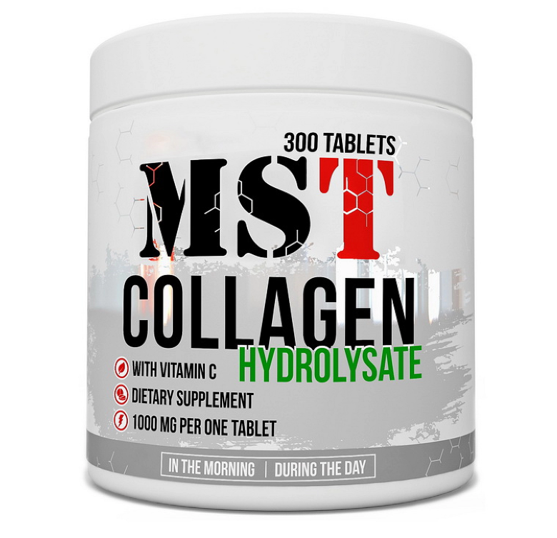 Колаген з вітаміном C MST Collagen Hydrolysate Vitamin C 300 таблеток