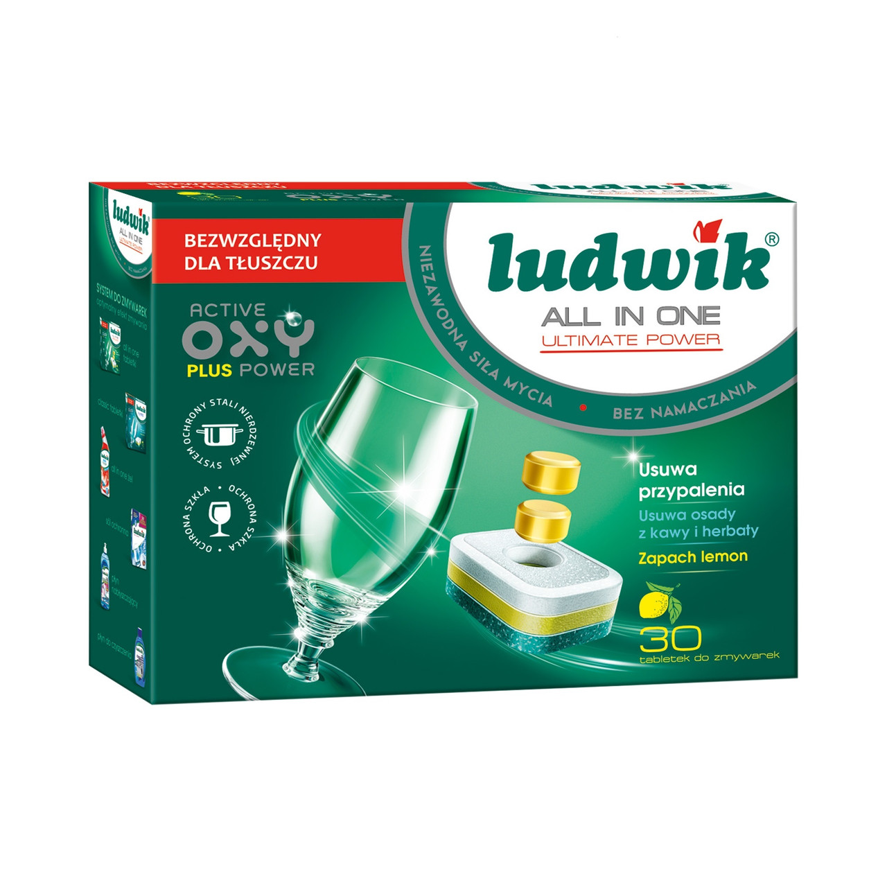 Таблетки для посудомийних машин Ludwik All In One Цитрус 30 шт