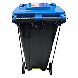Сміттєвий бак 240 л з педаллю, фото 6