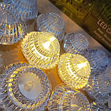 Комплект декоративних LED-свічок «Лампадка» flameless tealight 12 шт., фото 9