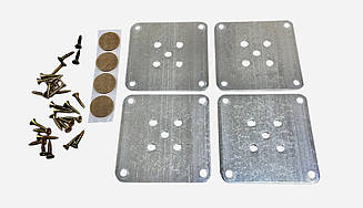 Пластини металеві для кріплення, монтажне кріплення