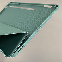Чохол-книга для Samsung Galaxy Tab S8 Plus X800 X806 зі слотом для стилуса на самсунг таб с8 плюс зелена o7r, фото 5