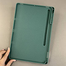 Чохол-книга для Samsung Galaxy Tab S8 Plus X800 X806 зі слотом для стилуса на самсунг таб с8 плюс зелена o7r, фото 4
