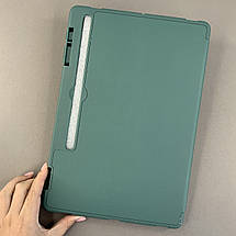 Чохол-книга для Samsung Galaxy Tab S8 Plus X800 X806 зі слотом для стилуса на самсунг таб с8 плюс зелена o7r, фото 3