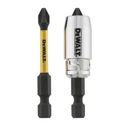 Набір біт DeWALT IMPACT TORSION, ударних, Ph2, L=50 мм, 2 шт.+магнітний тримач (DT70536T) - оригінал