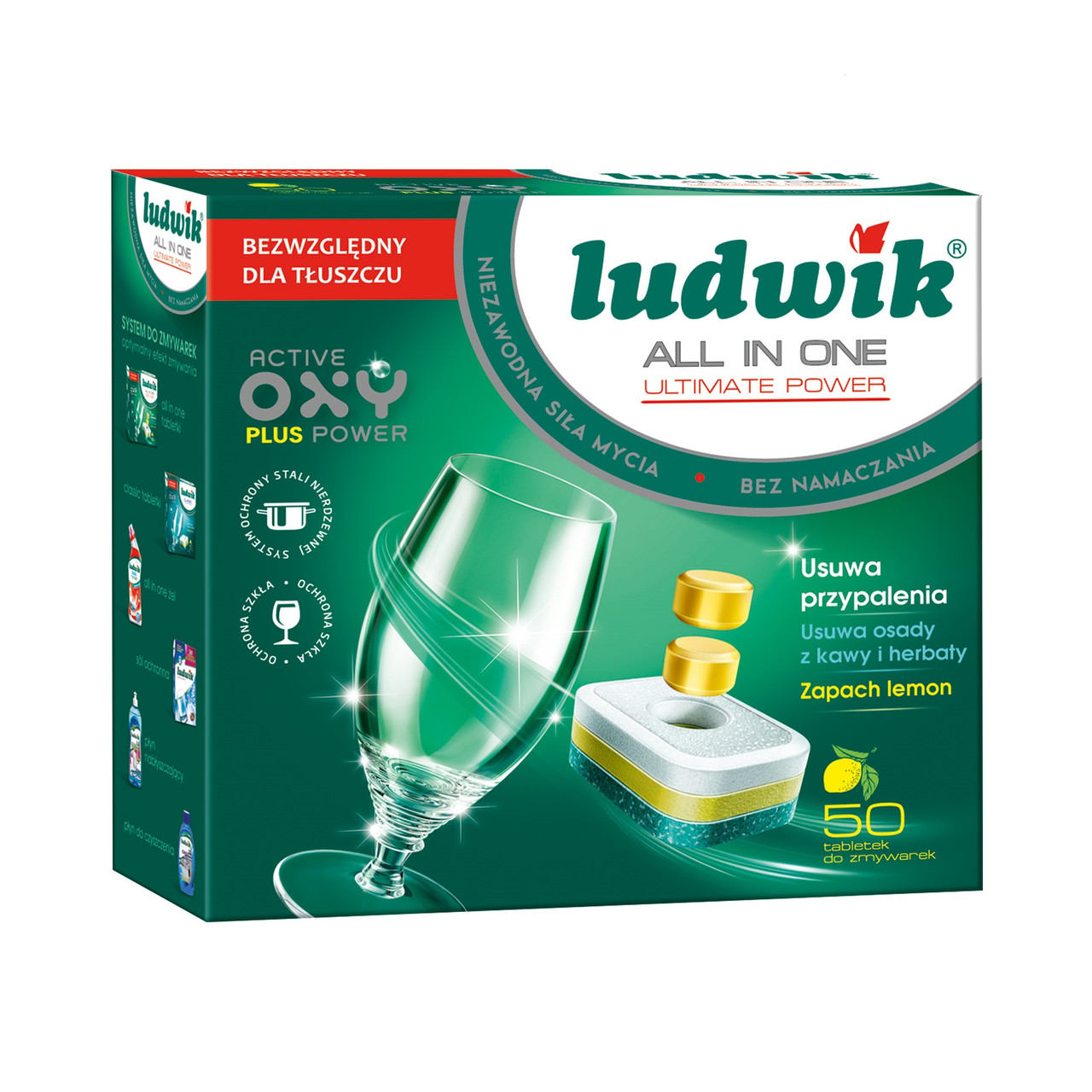 Таблетки для посудомийних машин Ludwik All In One Цитрус 50 шт