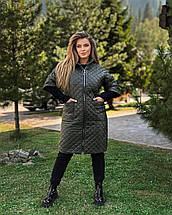 Пальто стьогана плащівка, фото 4