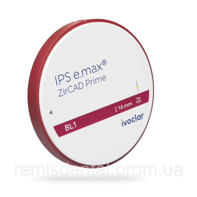 Цирконієвий диск IPS e.max ZirCAD для CAD/CAM обладнання PRIME 98.5-16мм/1