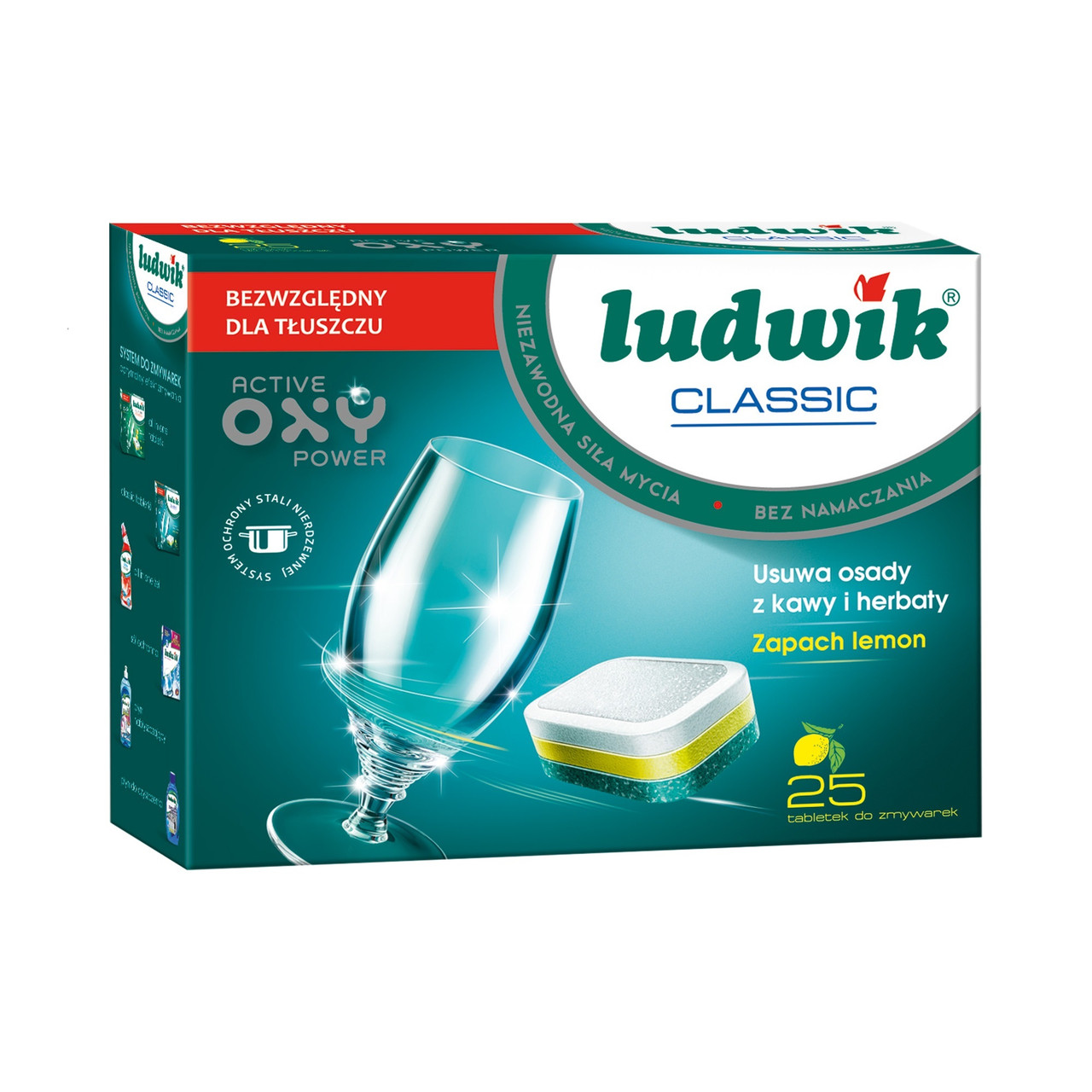 Таблетки для посудомийних машин Ludwik Classic Цитрус 25 шт, фото 1
