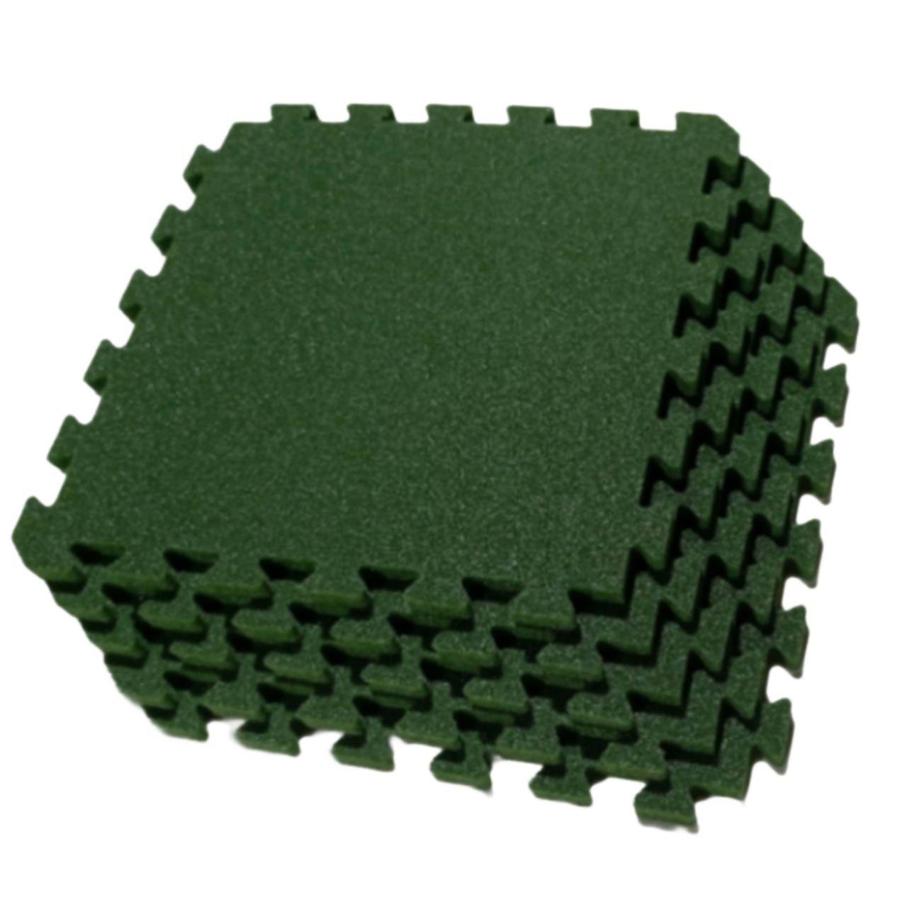М'яка підлога килимок-пазл (татамі ластівчин хвіст)  IZOLON BASE 25х25х1см Олив