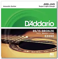 D'Addario EZ890 85/15 Bronze Super Light (9-45)