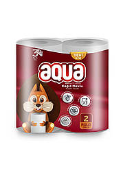 Паперовий рушник AQUA 2рул/пач 3-шаровий