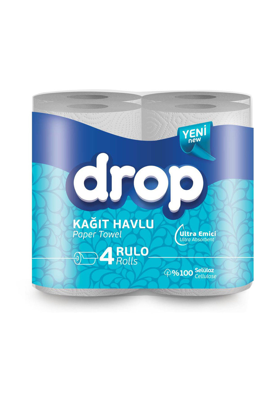 Паперовий рушник DROP 4рул/пач 2-шаровий