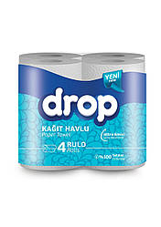 Паперовий рушник DROP 4рул/пач 2-шаровий