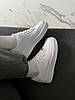 Жіночі кросівки Nike Air Force 1 Low White Clasic Взуття Найк Аїр Форс білі демісезон шкіра унісекс, фото 10