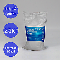 Сода каустична, гідроксид натрію (фракція луска) "Луг" (в мішках 25 кг)