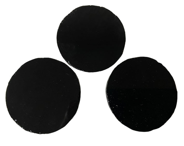 Кругле скло (світлофільтр) для окулярів газозварювальника Г-1, Г-3 діаметр 49,5 мм. товщина 2,3 мм, фото 1