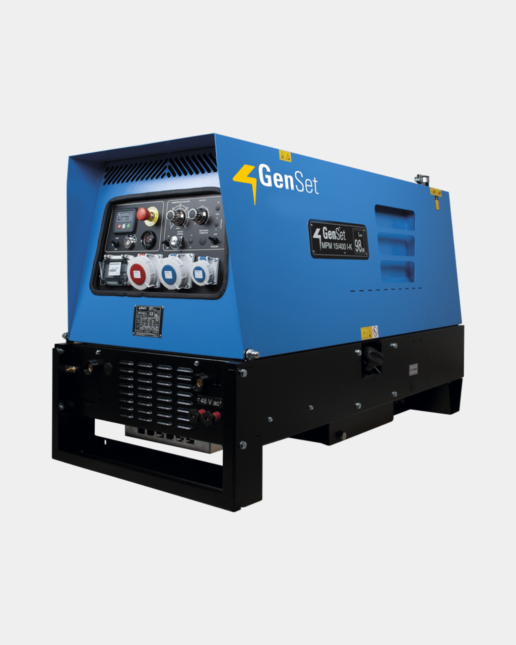 Зварювальний генератор GenSet MPM 15/400 I-K 400 A трифазний 15 kVA, фото 1
