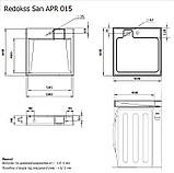 Умивальник на пральну машину FOBOS 600 + змішувач + сифон, фото 4