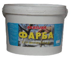 Фарба побілка для дерев і кущів 4,2 кг Akrilika