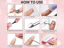 Makartt Solid Nail Glue Gel, Nail Tips Glue Gel, Nail Rhinestone Glue Gel, False Nail Glue, Strong Nail Glue д, фото 4