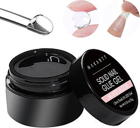 Makartt Solid Nail Glue Gel, Nail Tips Glue Gel, Nail Rhinestone Glue Gel, False Nail Glue, Strong Nail Glue д