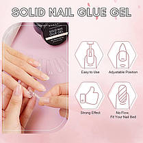 Makartt Solid Nail Glue Gel, Nail Tips Glue Gel, Nail Rhinestone Glue Gel, False Nail Glue, Strong Nail Glue д, фото 6