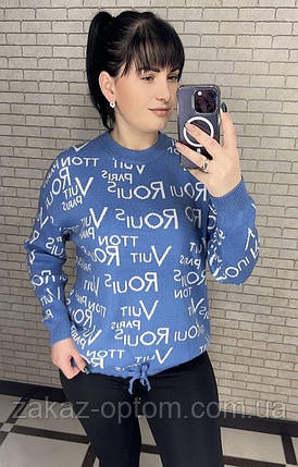 Светр жіночий в'язання оптом (46-50) Китай 25401-140018, фото 1