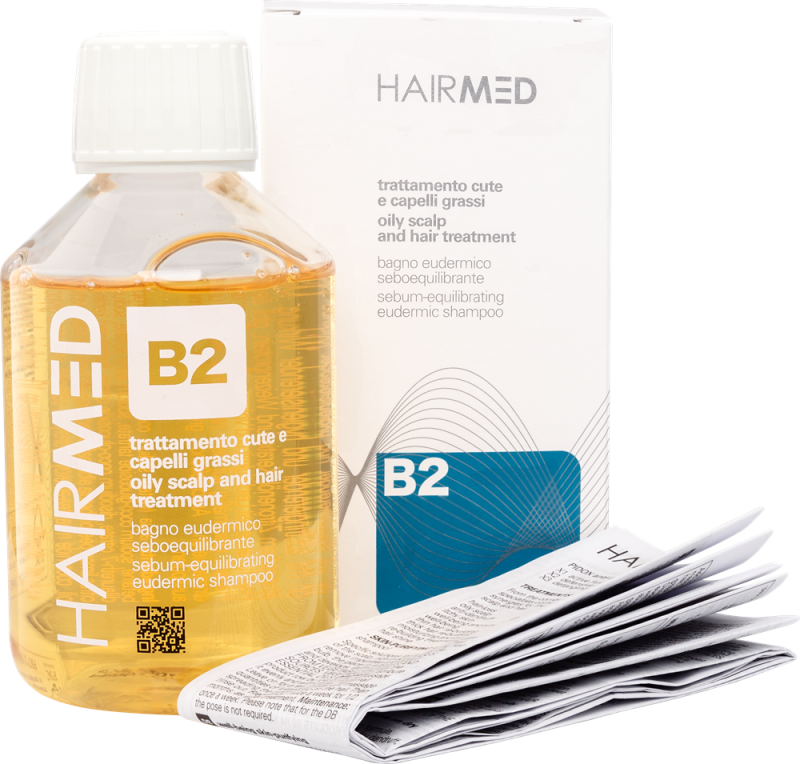 B2 Еудермальний себорегулювальний шампунь  200мл, фото 1