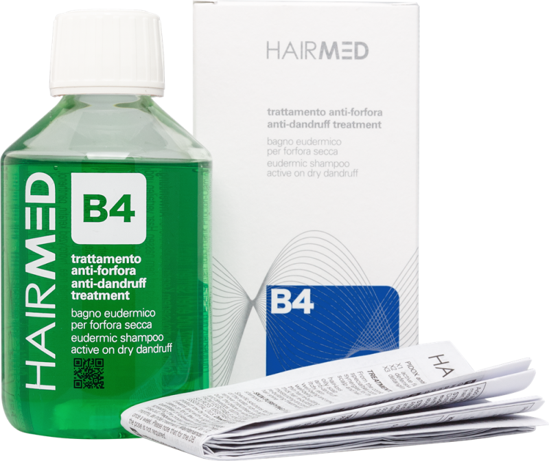 B4 Еудермальний шампунь проти сухої лупи 200мл, фото 1