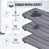 Підставка універсальна для раковини у ванну кімнату, кухню, вітальню, кам'яна з діатоміту темно-сіра, фото 2