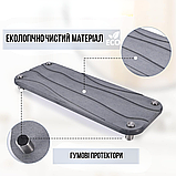 Підставка універсальна для раковини у ванну кімнату, кухню, вітальню, кам'яна з діатоміту темно-сіра, фото 4