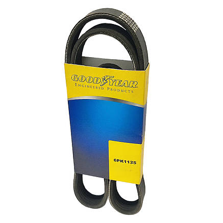 Пас поліклиновий 6PK1125 (6PK1125) Goodyear, фото 1