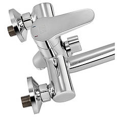 Змішувач для ванни Lidz Nicole 006 з поворотним виливом (з душовим гарнітуром) (k35) LDNIC006CRM22139 Chrome, фото 5