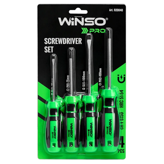 Набір викруток WINSO PRO 4 шт 920040