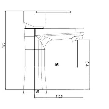 Змішувач для раковини Brinex 37W 001, фото 2