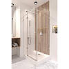 Душова кабіна Qtap Capricorn CRM1018RC6 100х80 см, скло Clear 6 мм, CalcLess, без піддона, фото 10