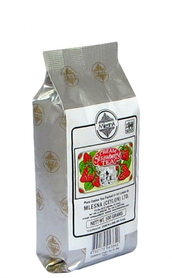 Чорний чай Mlesna "Cream Strawberry Black Tea" (Полуниця з вершками) 100 г, фото 1