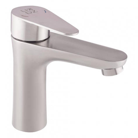 Змішувач для раковини Lidz Vida 001F (k35) LDVID001FNKS34954 Nickel, фото 1