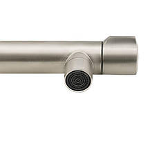 Монокран для кухні Lidz Mono 269F з нерухомим виливом LDMON269FNKS34928 Nickel, фото 4