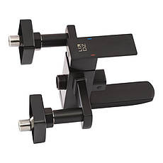 Душова система універсальна Lidz Kubis 1030 на три споживача (з виливом) (k35) LDKUB1030BLA35724 Black, фото 5